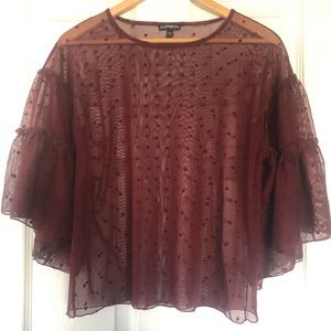 Express Sheer Women Blouse